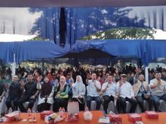 Hingar Bingar Kampanye Dialogis Pasangan AMAN, Warga Rumbai Barat Tumpah Ruah
